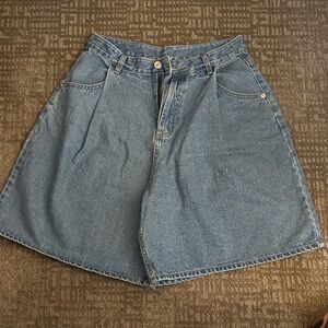 The Frankie Shop Women's Blue Denim High-Waist Shorts